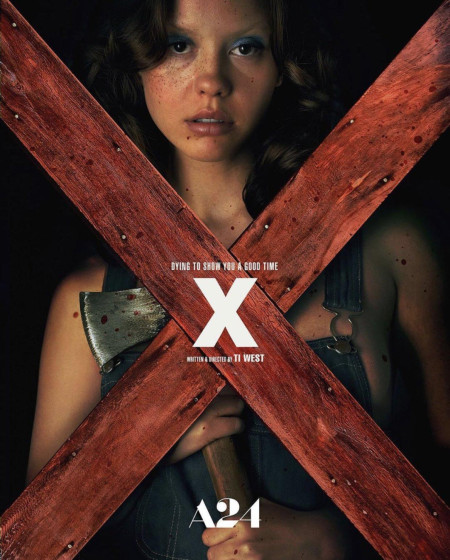 X (2022) character poster