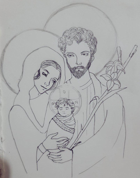 The holy family