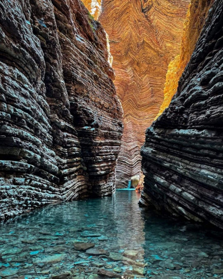 Canyon of Athamania (Αθαμανία) in Trikala, Thessaly region Greece