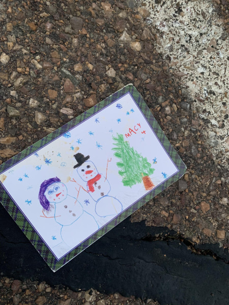 Found in the parking lot