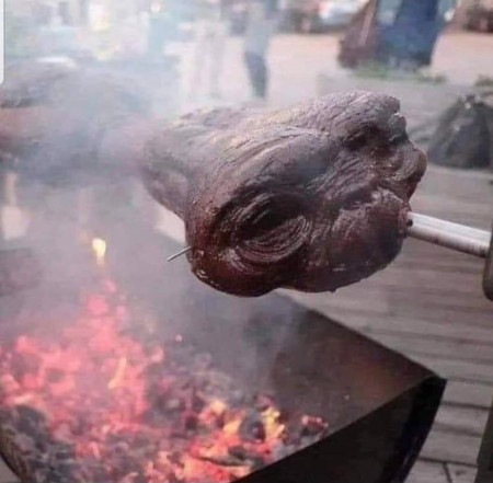 They roasting ET or what? (credits to: fucked up looking food on Twitter. )