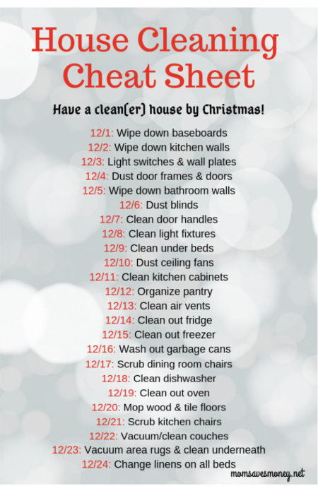 Have a Clean(er) House by Christmas