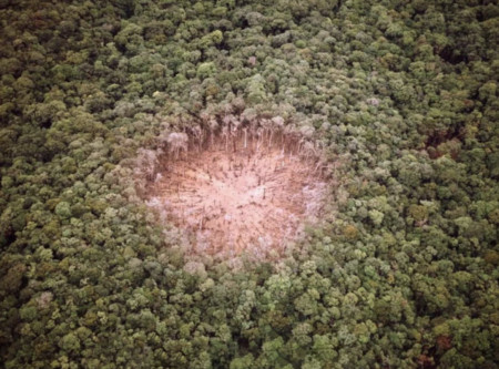 The effects of a Daisy Cutter Bomb, the bomb was designed to clear an area for a helicopter to land