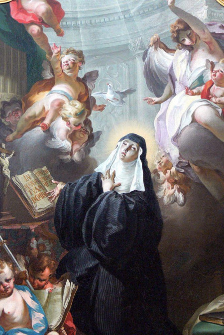 Saint Scholastica the patron saint of education