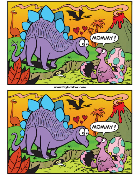 Spot the six differences between the two panels! Reply, &quot;got it&quot; once you find all six