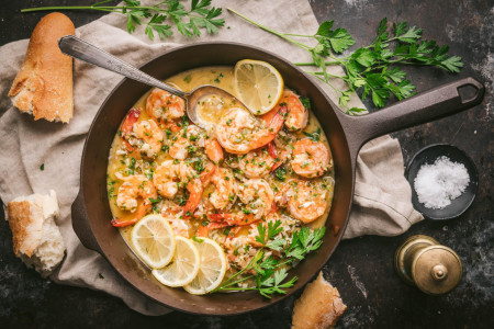 Homemade Garlic-Butter Shrimp Scampi