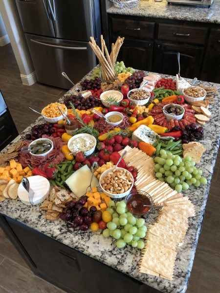 When Your Charcuterie Board is the Kitchen Island