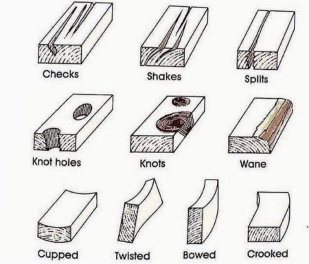 Lumber defects