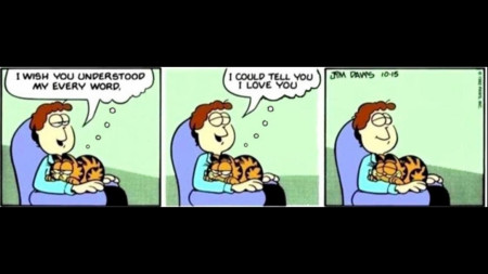 Wholesome Garfield comic