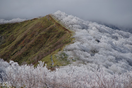 The Foehn Effect covering just one side of this mountain