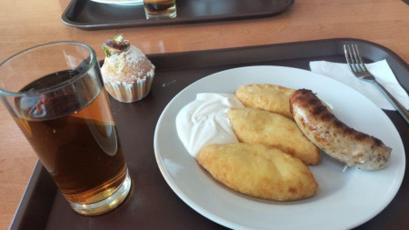 University lunch in Ukraine – 2€ (Ukrainian Catholic University)