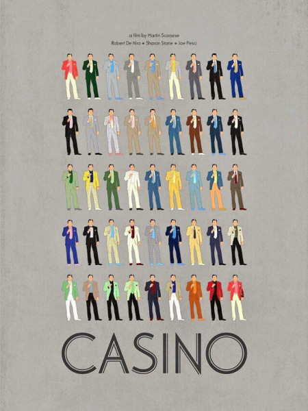 Every suit worn by Robert De Niro in the movie Casino