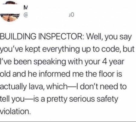 Wholesome building inspector