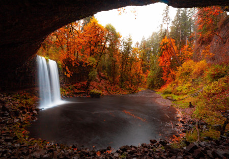 Beaver Falls in Clatskanie, Oregon