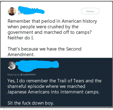 History is wasted on some people