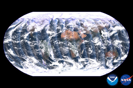 Earth looks stunning in this 1st full view from the NOAA-21 satellite
