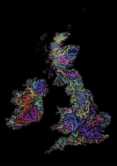 Guide to the water veins of Britain and Ireland