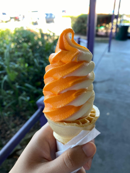 Orange and vanilla swirl