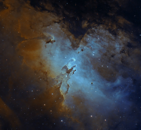 Eagle Nebula and the Pillars of Creation