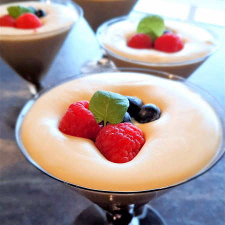 White chocolate mousse