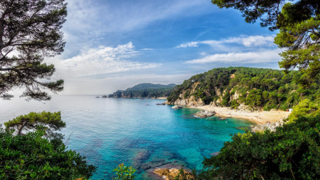 Costa Brava, Catalunya (NE Spain), last days of october