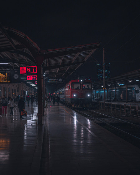 Croatia, Zagreb central railway station