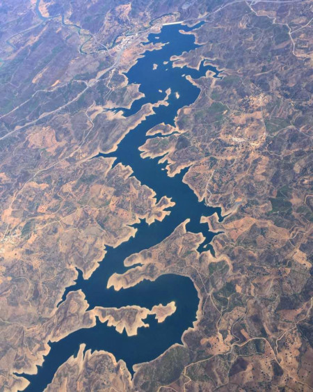 The &quot;Blue Dragon River&quot; in Algarve, Portugal