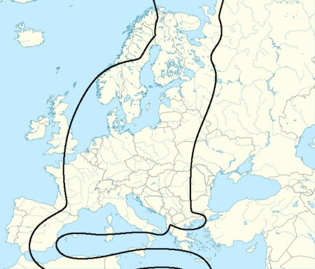 Europe compared to a cat