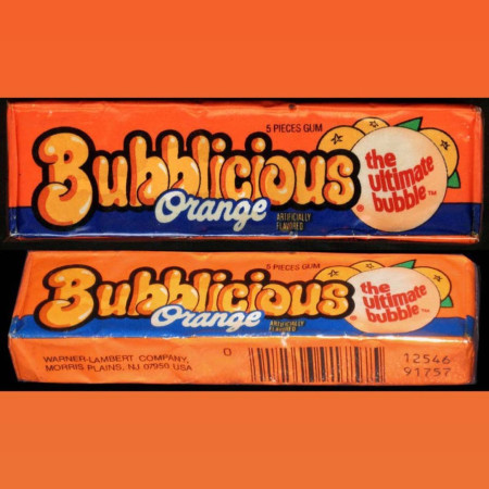 Bubblicious Orange Gum