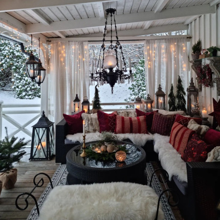 A beautiful porch in Gothenburg, Sweden