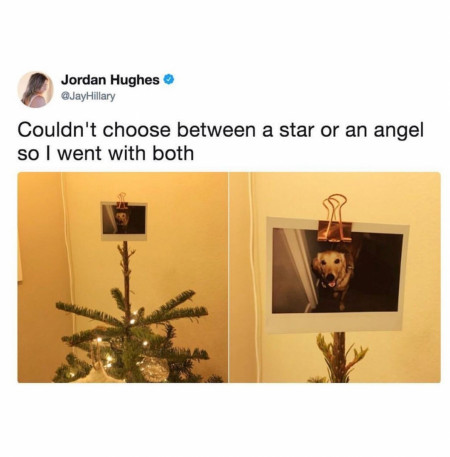 A star and an angel