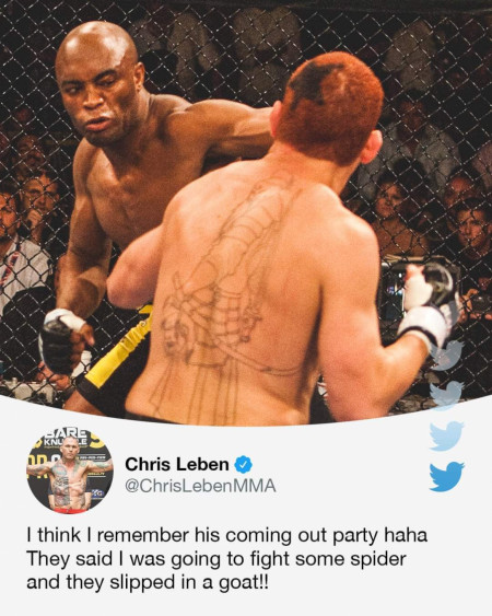 Chris Leben reflects on facing Anderson Silva in the latter&#039;s UFC debut