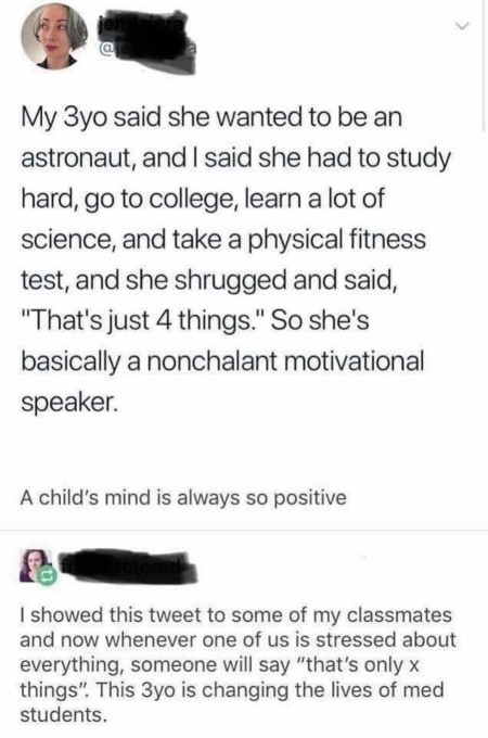 A child&#039;s mind is always positive