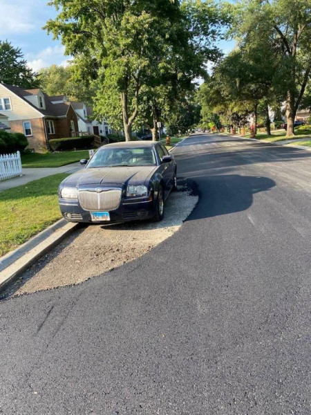 Freshly paved today