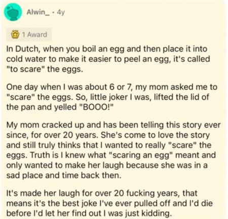 such a wholesome and beautiful story; )