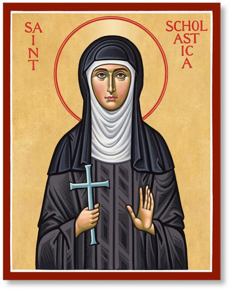 February 11 is the feast day of the maiden Saint Scholastica of Nursia