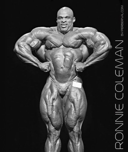 Ronnie Coleman in 2003, most muscular man ever