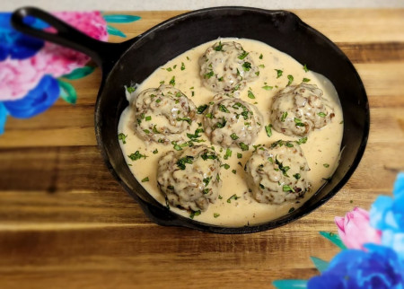 First time making homemade Swedish Meatballs