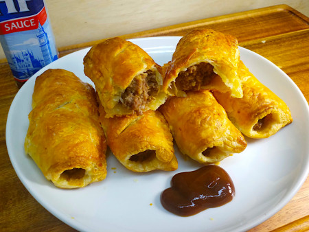 Scottish Beef Sausage Rolls