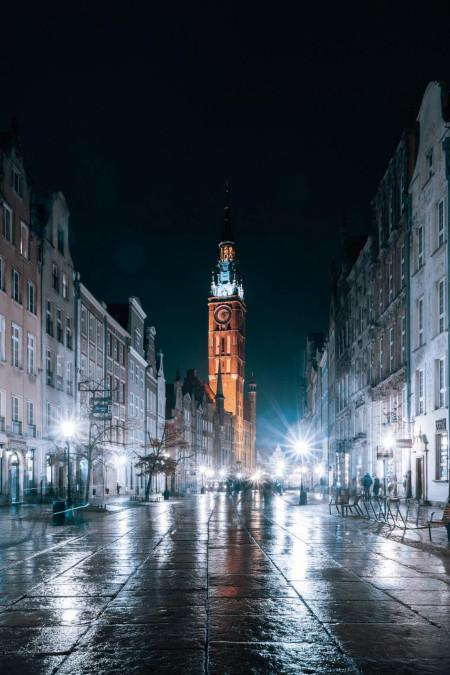 Gdansk At Night