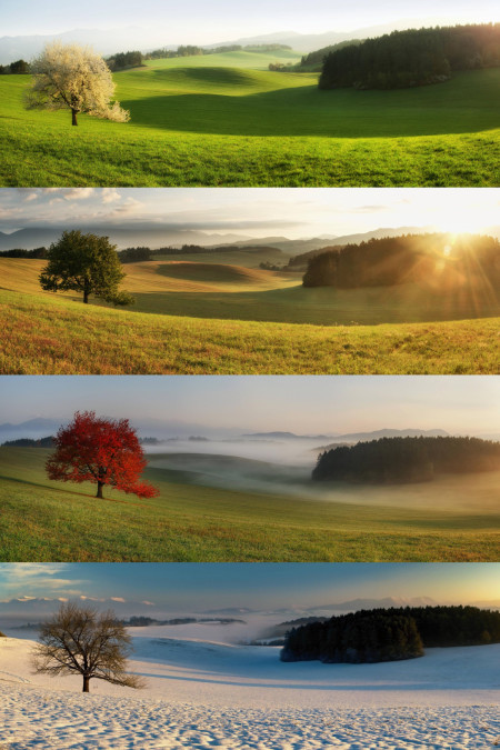 Four seasons in Slovakia