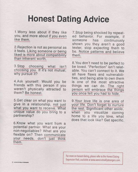 Honest Dating Advice