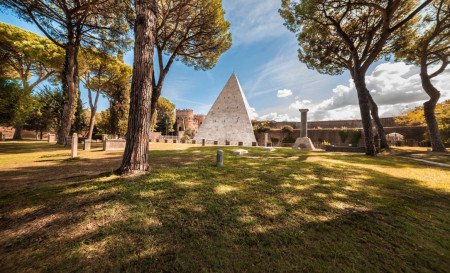 The English cemetery or non Catholic cemetery, Rome