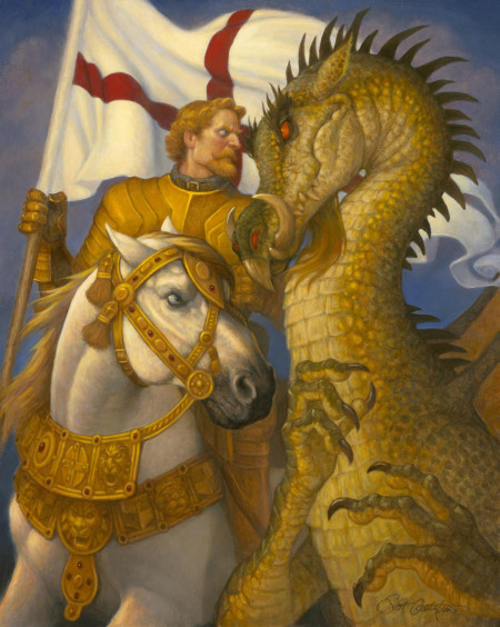 Saint George and the dragon