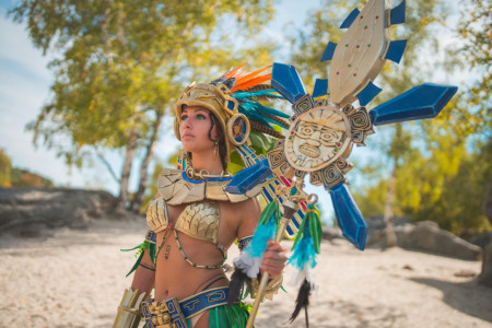 Princess Mia cosplay from Civilization