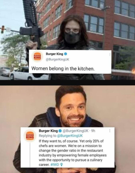 Burger King&#039;s social media handler is a softie