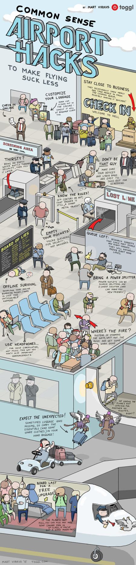 Airport hacks