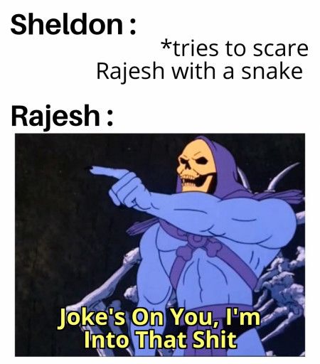 He tried to scare an Indian with a snake