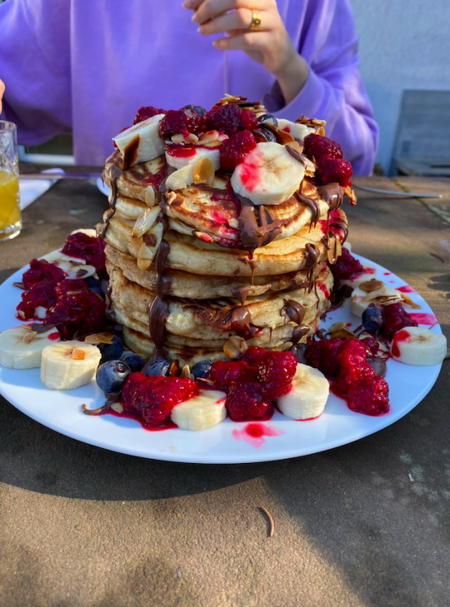 Homemade Pancakes from today, it was as delicious as it looks :)