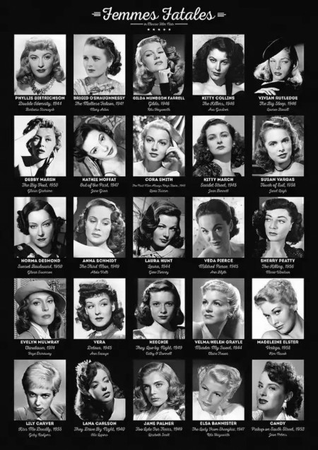 Classic Noir Femme Fatales